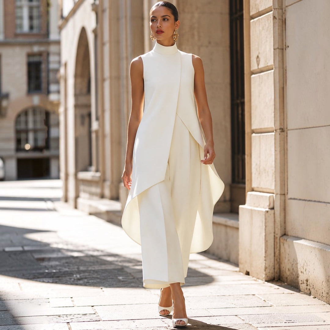 Sofia | Tuta elegante a collo alto