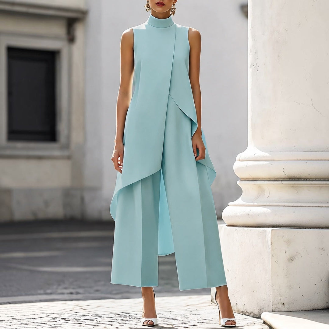 Sofia | Tuta elegante a collo alto