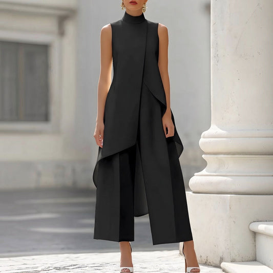 Sofia | Tuta elegante a collo alto