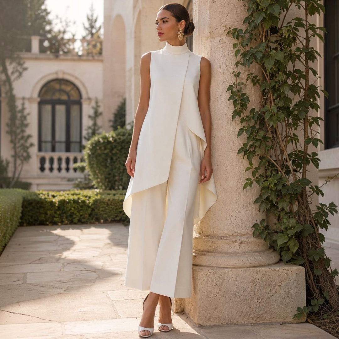 Sofia | Tuta elegante a collo alto