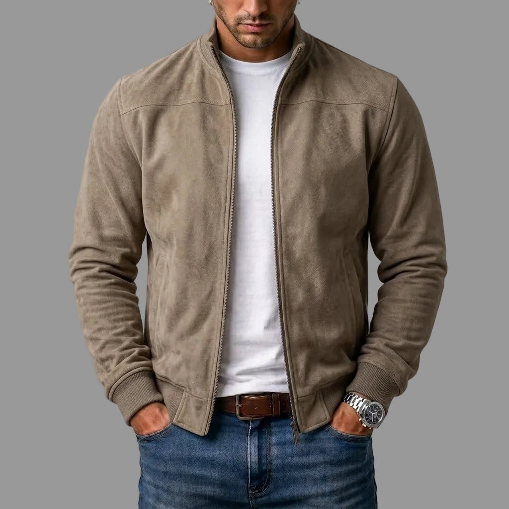 Enzo™  | Giacca bomber in camoscio