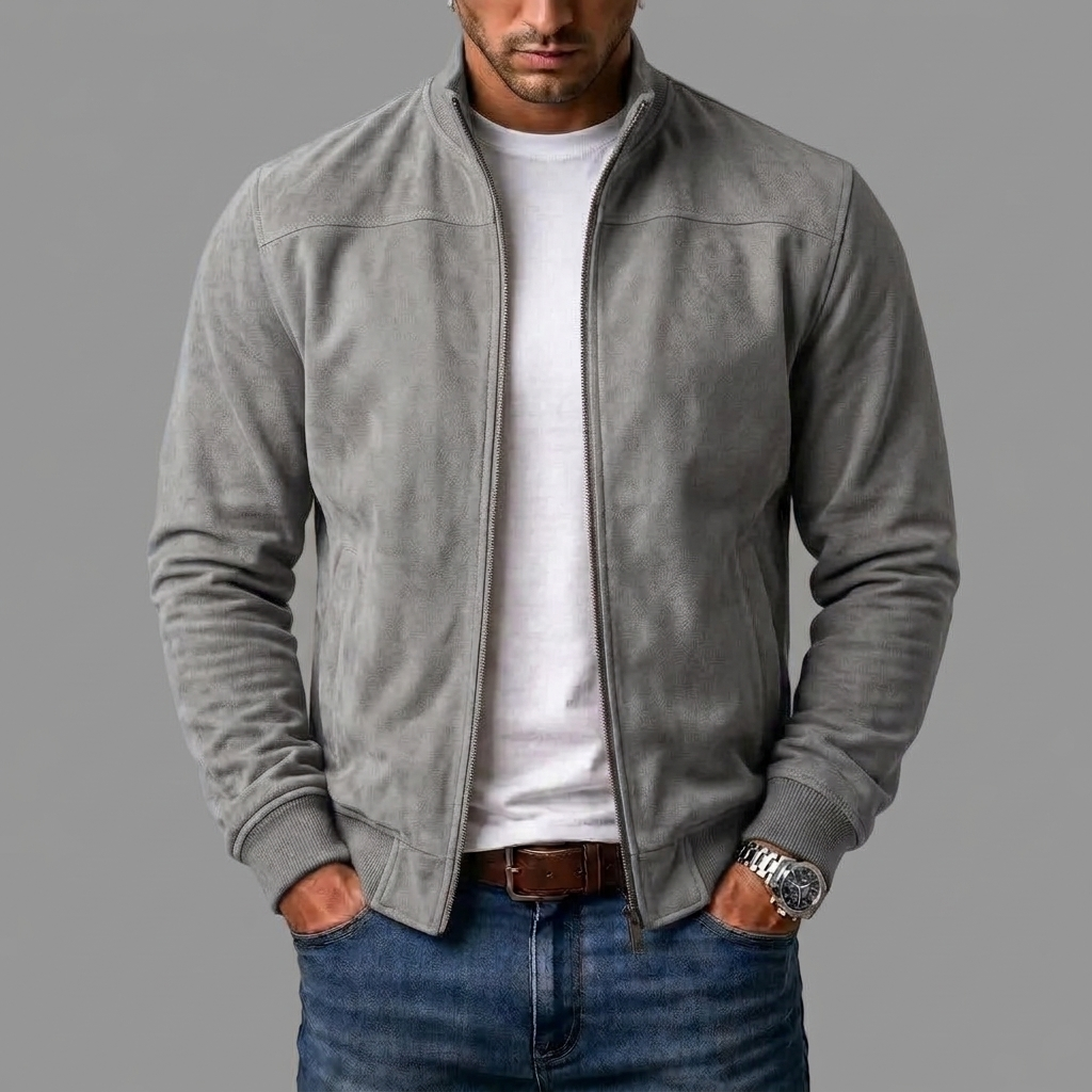 Enzo™  | Giacca bomber in camoscio