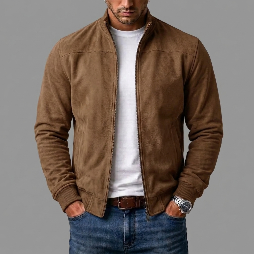 Enzo™  | Giacca bomber in camoscio